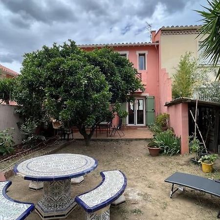 Maison De Village Vintage Avec Grand Jardin Elne Luaran gambar