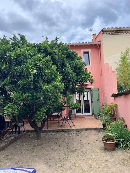 Maison De Village Vintage Avec Grand Jardin Elne Luaran gambar